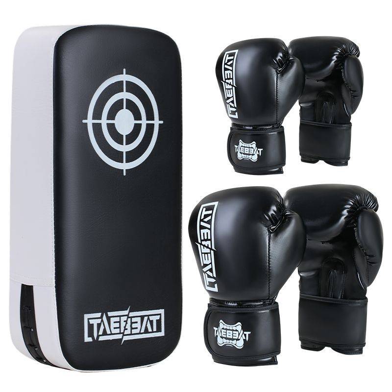 War Shield Black Child Boxer + Adult Boxer + Foot Target 1
