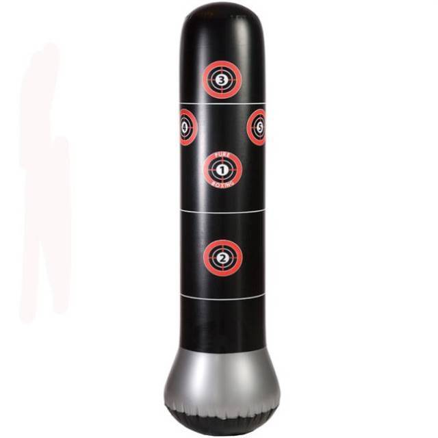 The booth thickened new inflatable inflatable boxing column, tumbler pressure training device sports toy gas bag punch