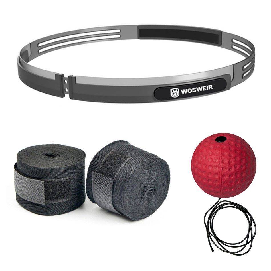Red hard ball + black strap