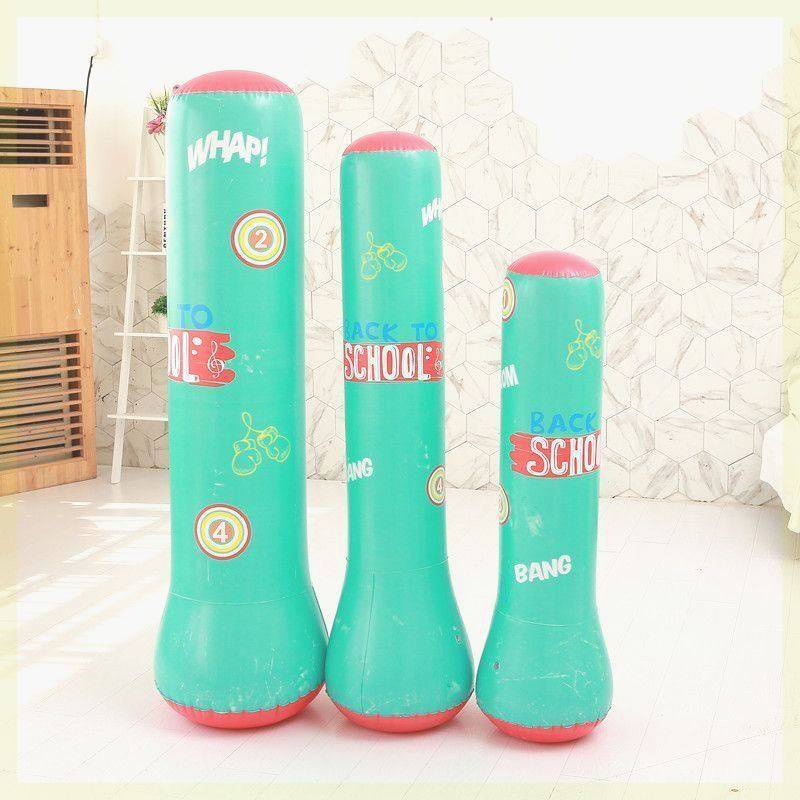 The new inflatable boxing column adult fitness sand bag children's thickens and tumblers leak out of anger toy toy pillars spot