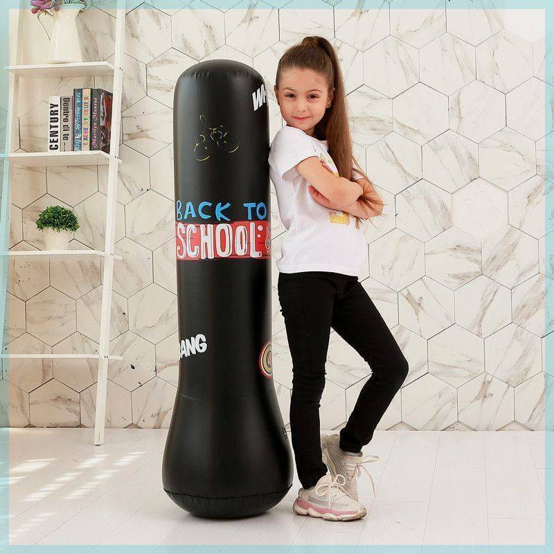 The new inflatable boxing column adult fitness sand bag children's thickens and tumblers leak out of anger toy toy pillars spot