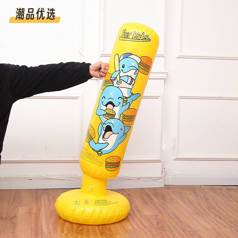 Thicked fitness children's inflatable sandbag inflatable boxing column