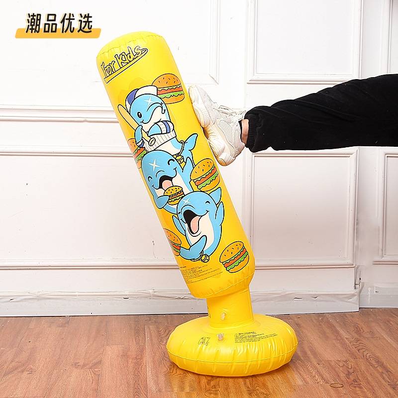 Thicked fitness children's inflatable sandbag inflatable boxing column