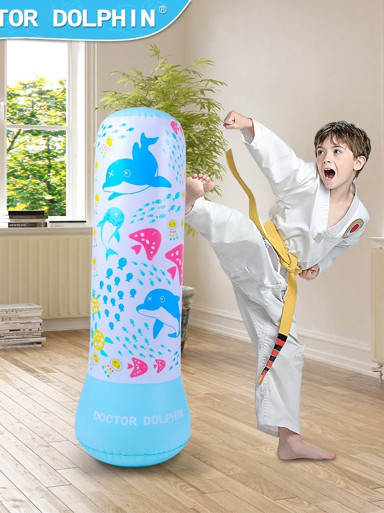 Fitness Adult Child Boxing New Trigger Falling Turk Bad Sandbag Thicked Toys Flatty Boxing Pillar Volume Stroke