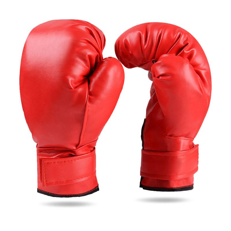 Red, adult boxing