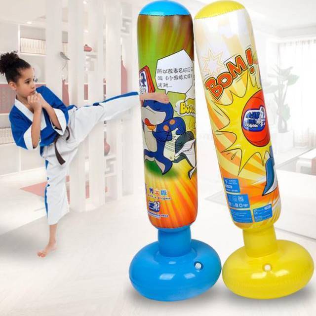 Bags are not inflatable, furnishing punch column to unzip the airbag Fitness, family toy household spot fighting