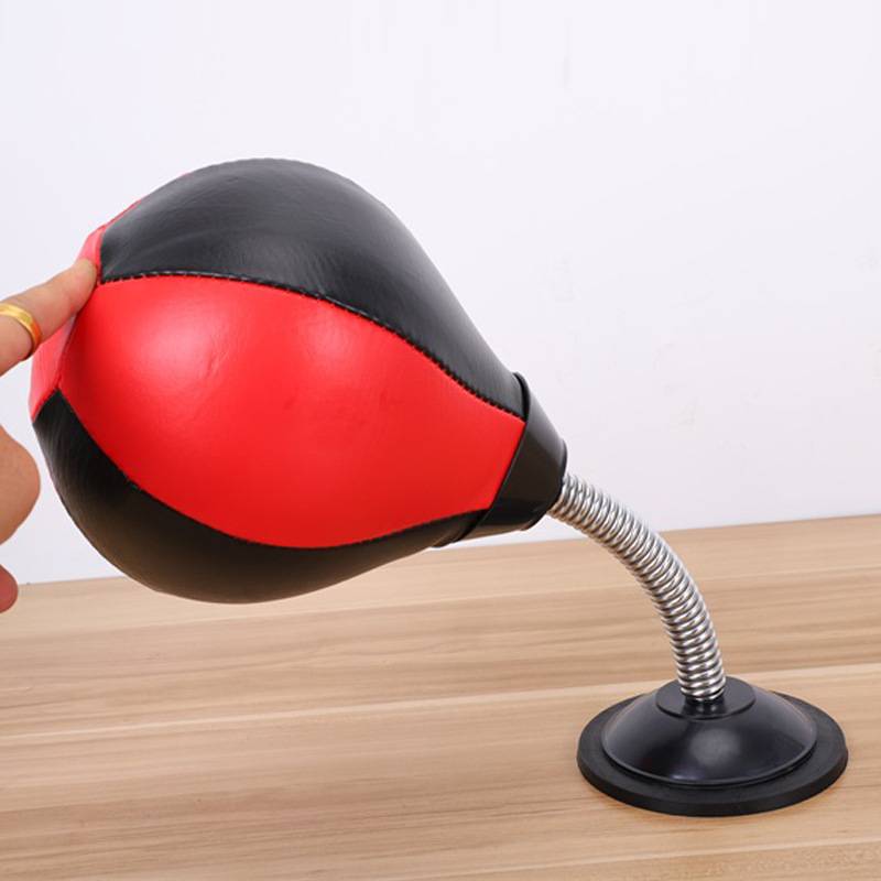 Factory direct selling desktop small suction cup hitting speed ball Household training ball decompression and venting inflatable boxing ball