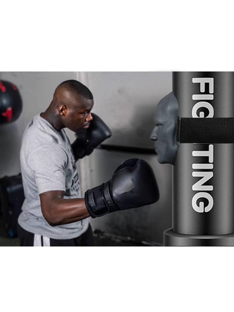 Boxing person face target strap -type mask scattered tied tree sandbag target boxing training equipment boxer head target