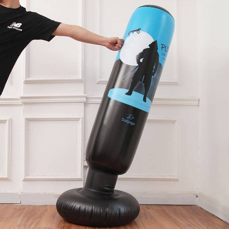 Furnishing gas bag inflatable sand bag children's thick boxing bags Sanda dismantling spot vertical formula does not fall out of fitness stalls
