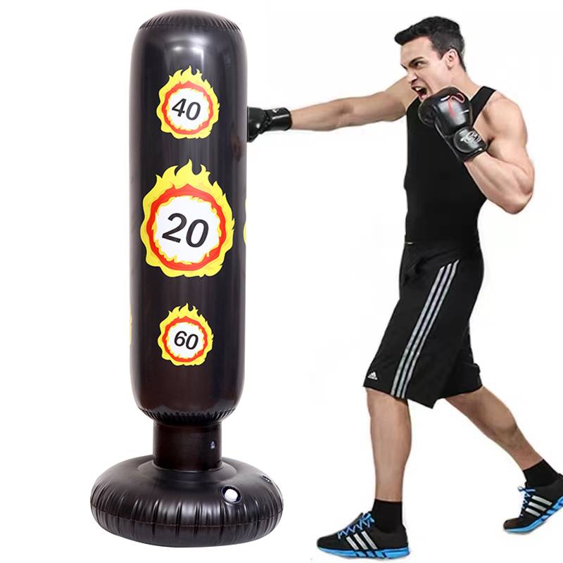 Vice boxing flame digital pattern inflatable water injection water sandbag leukemal toy fitness gloves, tumbler sandbags