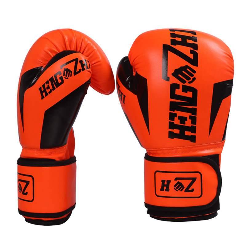 Manufacturers supply children's boxing gloves to determine LOGO adult fighting scattering sandbag competition PU gloves