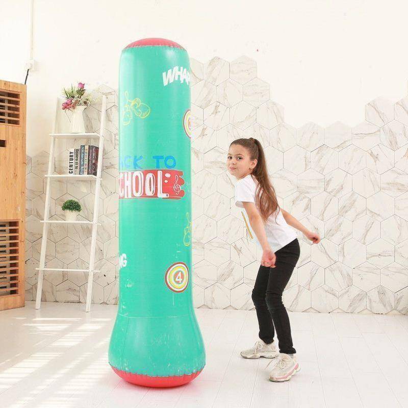 Fitness home toy vertical manufacturer Children inflatable boxing column spot thick stress