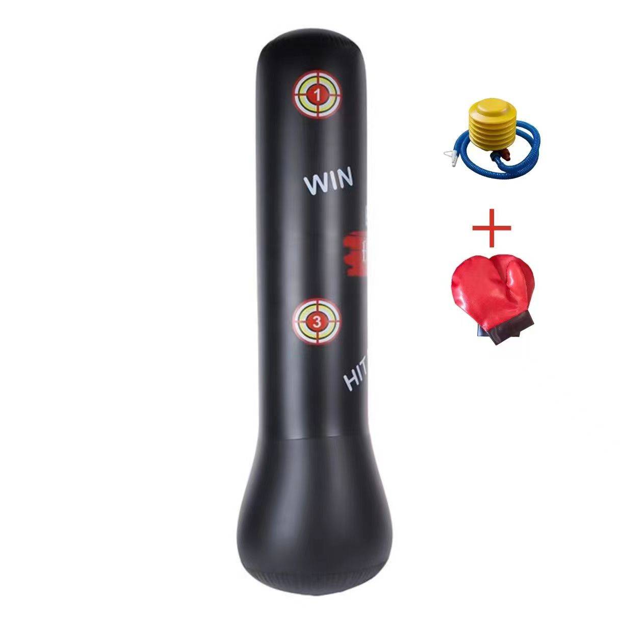 Black, 1 metre, 6 tall and thick, pneumatic + 1 hand
