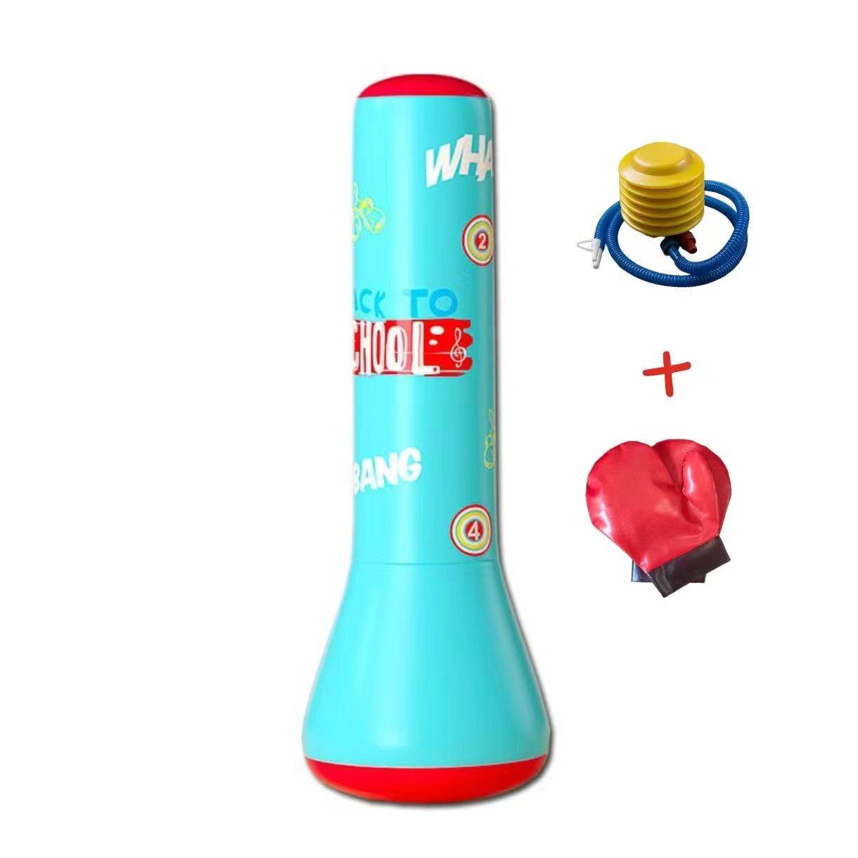 Blue 1 metre 2 tall and thick pump + 1 hand belt
