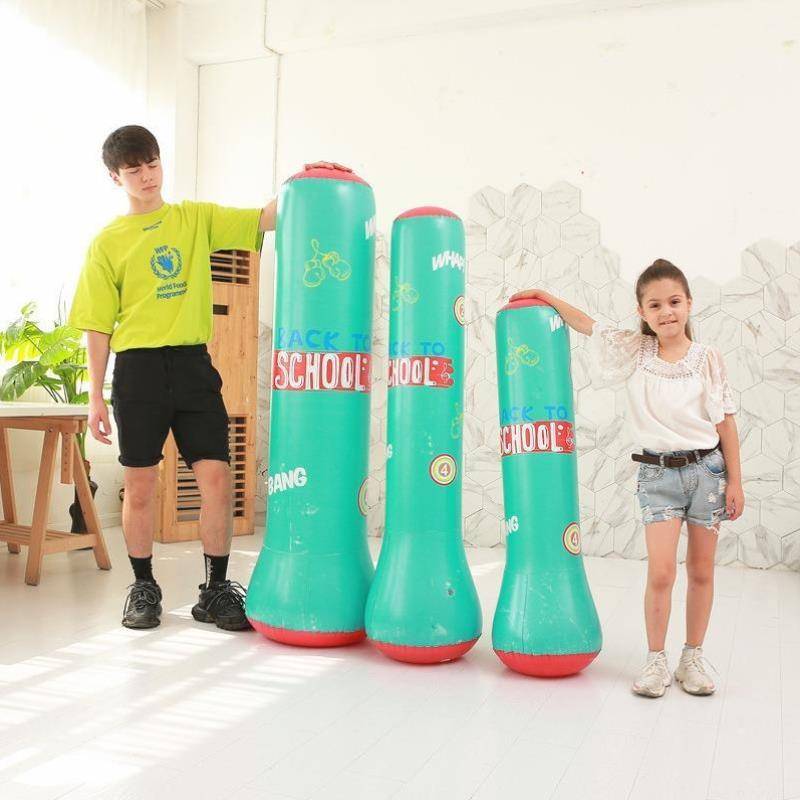 Fighting pillar fighting exercise thick inflatable fitness and thickened children floor stalls to strike pillar explosion spot spot boxing
