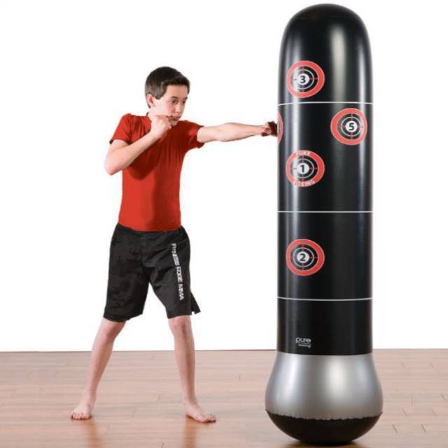 Babbleless Boxing Thickening Children's Boxing Boxing Sandbags Extra Large Located Equipment Stress Boxing Pressure