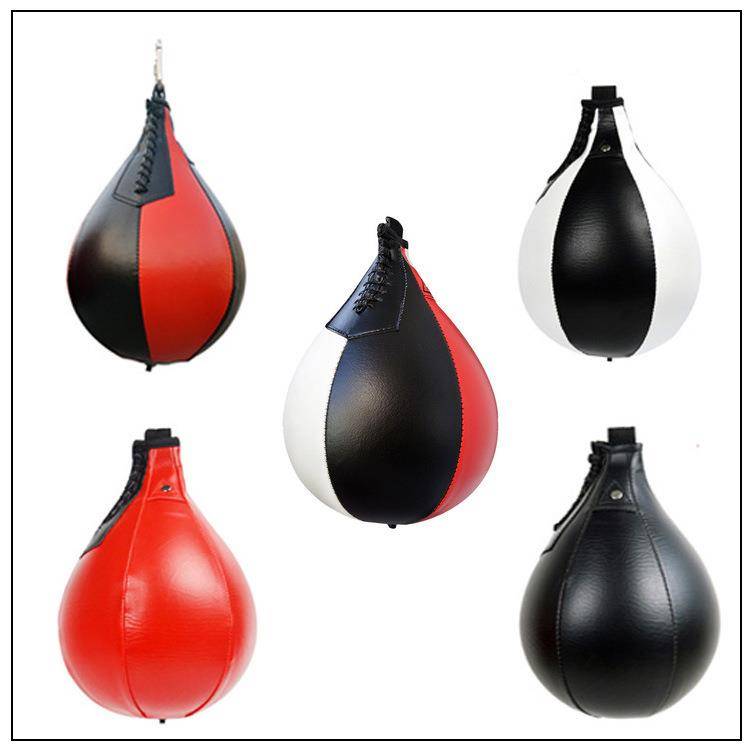 Boxing speed ball suspension household inflatable boxing training reactive ball elastic pear -shaped spherical ball leaking sand bag