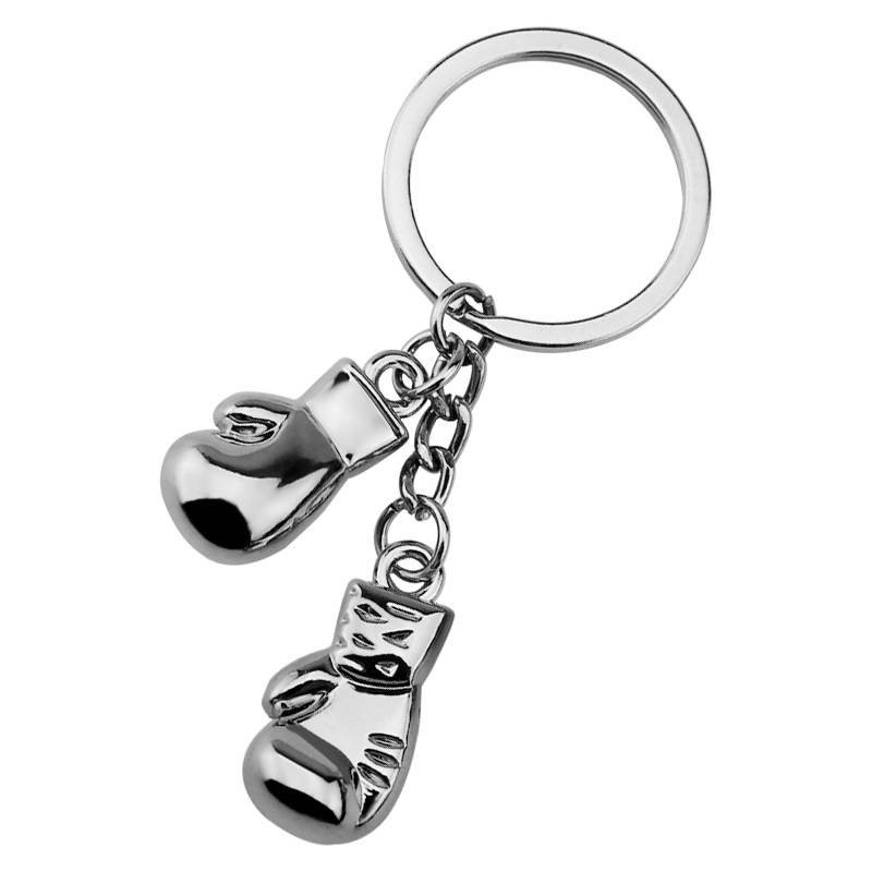 Creative boxing glove keychain custom 3D metal combat gloves, pendant pendant, fitness club graduation season gift