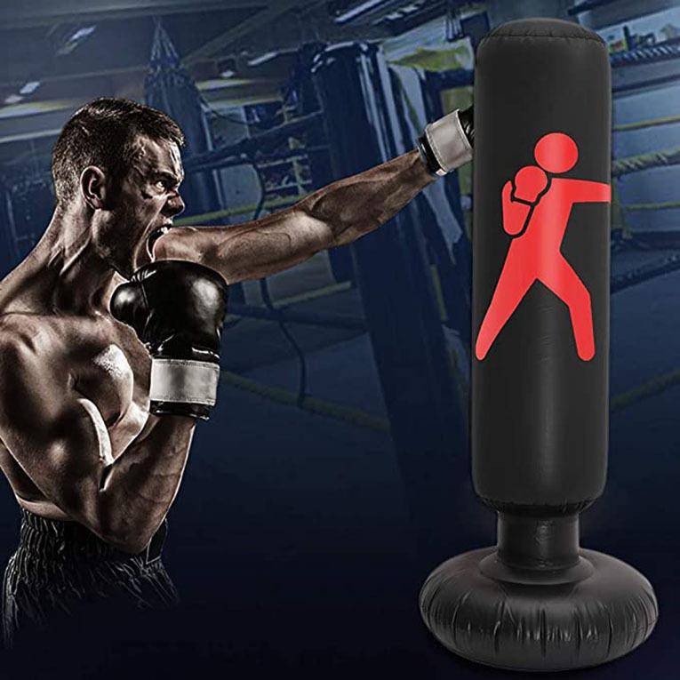 The new direct sales 1.6 meters of spot PVC inflatable fitness boxing pillars, children's felling, thickened adults to fight Zhu Sand