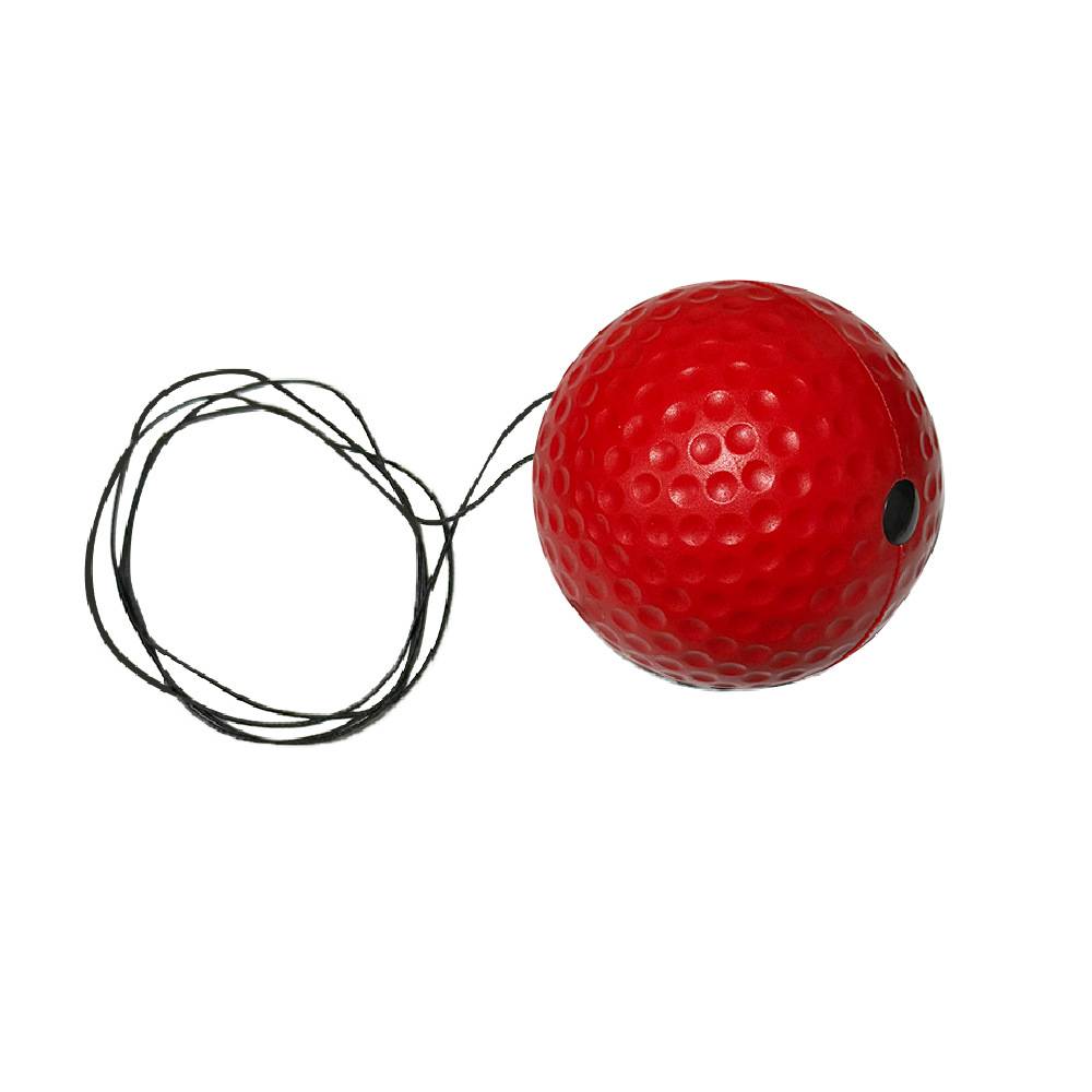 Single red softball + line