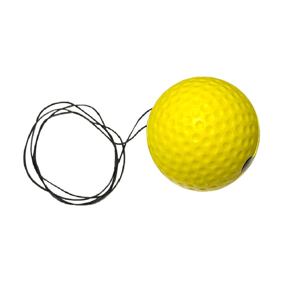 Single yellow softball + line
