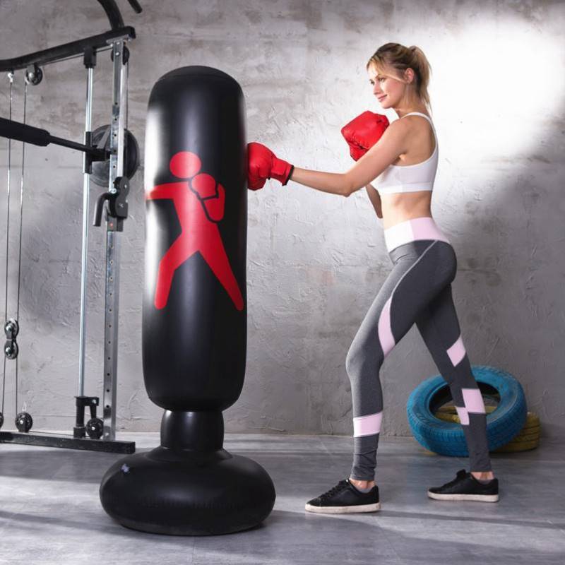 New spot Boxing Boxing Young Sanda Children Elastic Boxing Pillar Large Stalls Stalls Stalls Fighting Training Mands Children