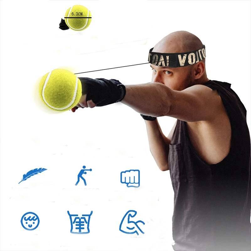 Head -wearing reaction ball boxing speed ball