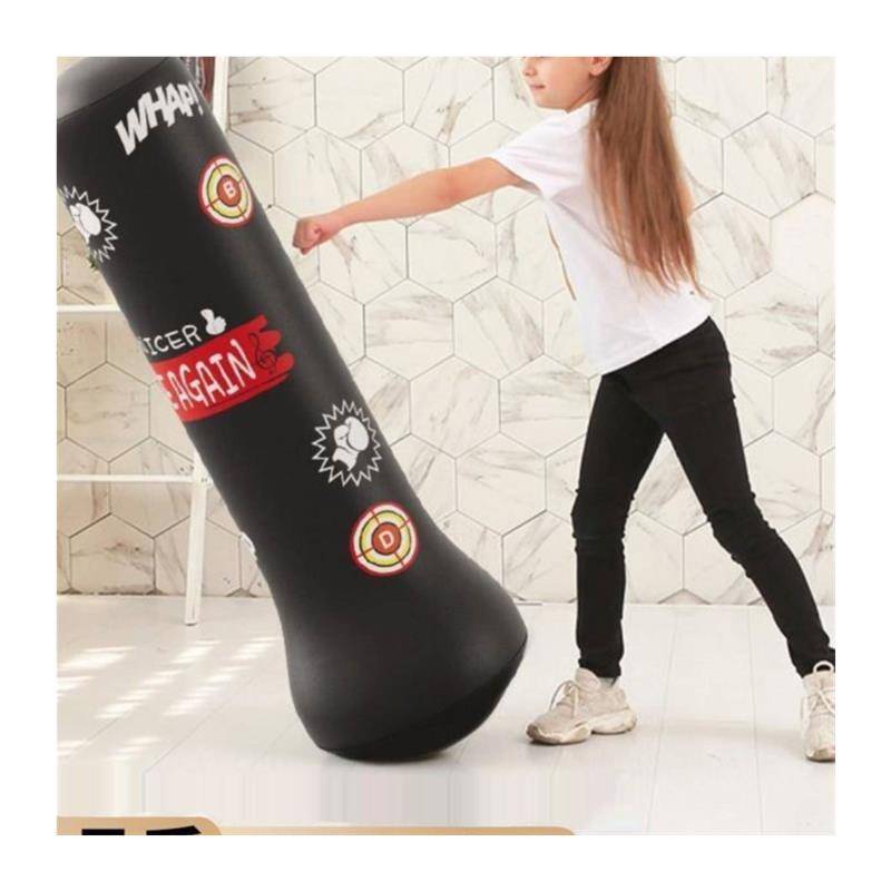 Xinjiang inflatable boxing column Children's fitness tumbler stand -up decompressing sand bag box boxing training equipment