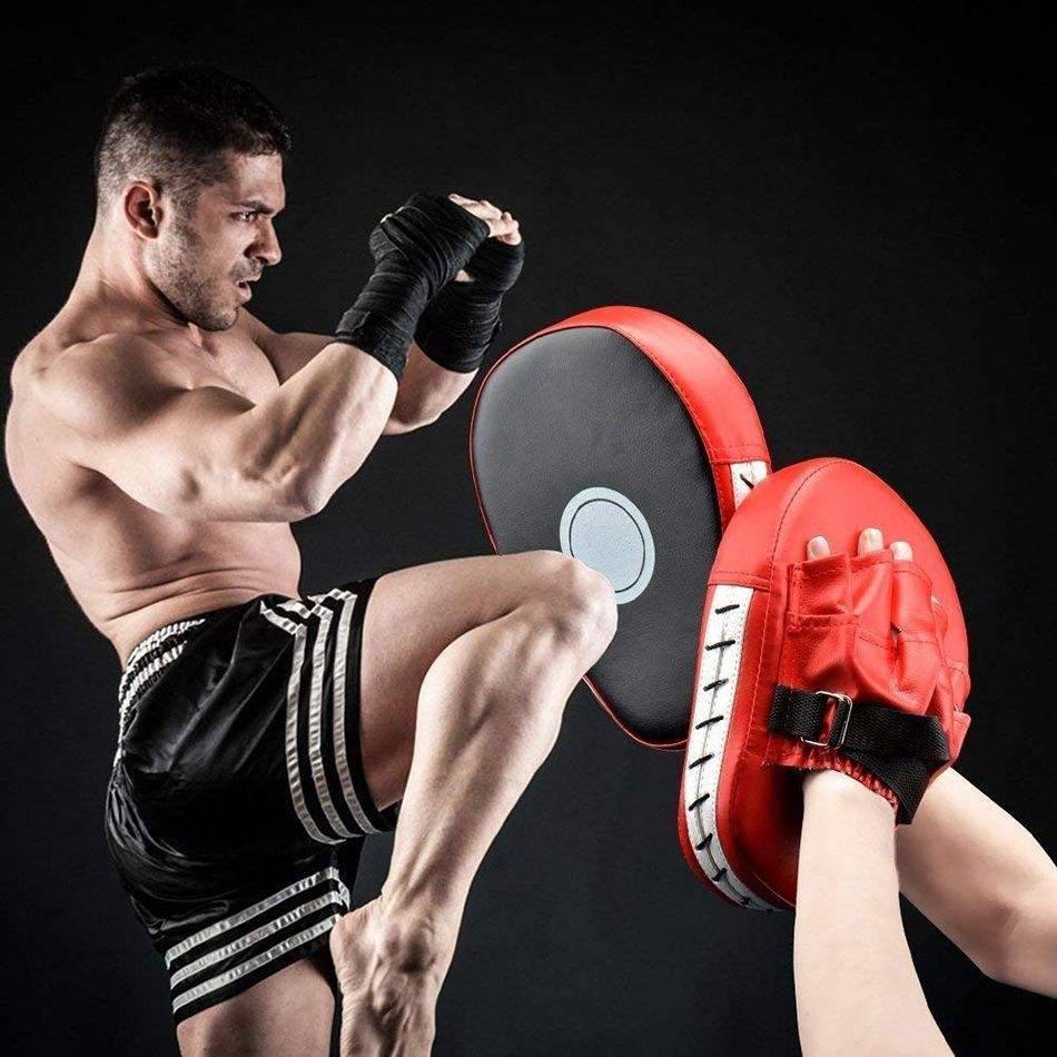 Boxing target adult children's hand target boxing arc target Taekwondo Sanda home professional training equipment protective tools