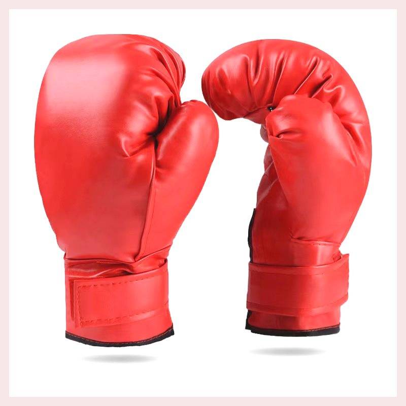 Child boxing gloves -- red