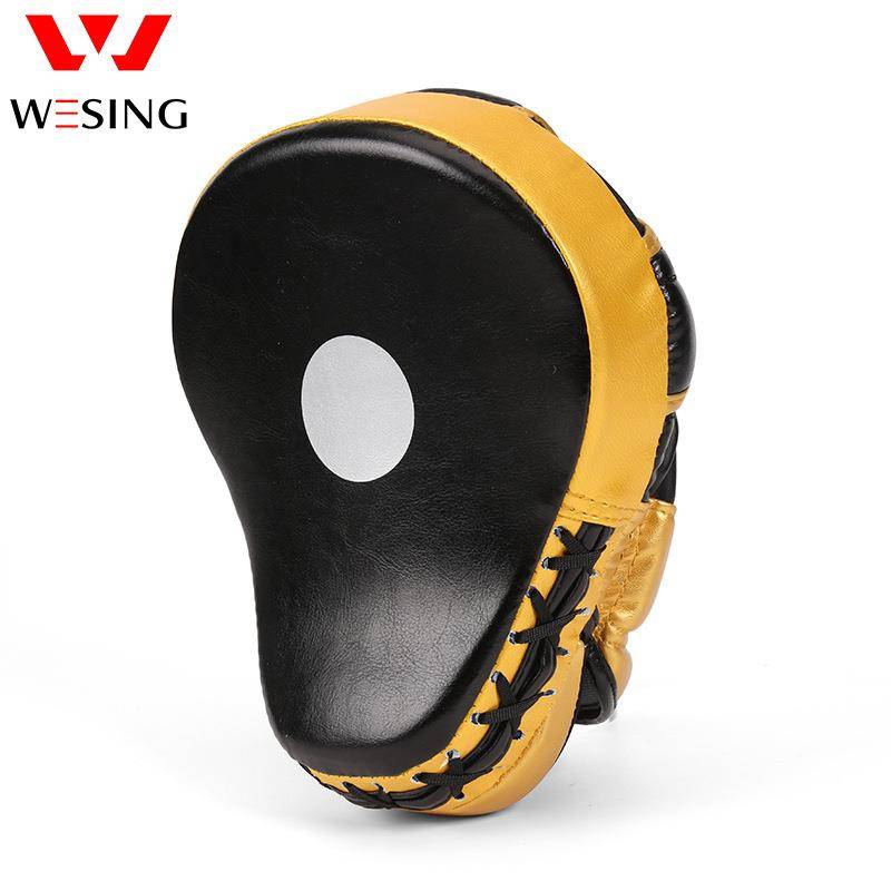 Nine -day Yaman Thai Thai Thai Boxing Hand Target Super Fiber Men's thick foot target PU reaction training boxing target cross -border