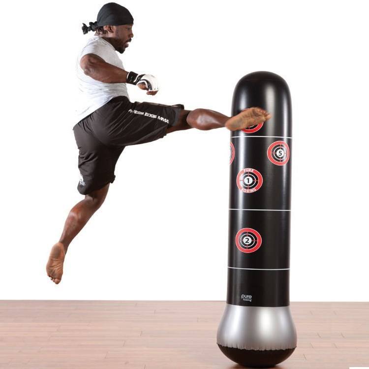 Boxing column inflatable boxing sandbag thickened adult children's vertical downs furnishing fitness decompression sandbag toys