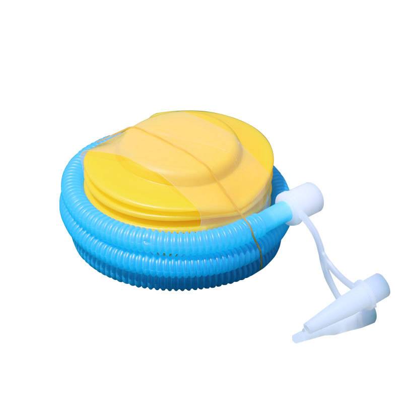 Peacock Blue 4-inch big head foot pump