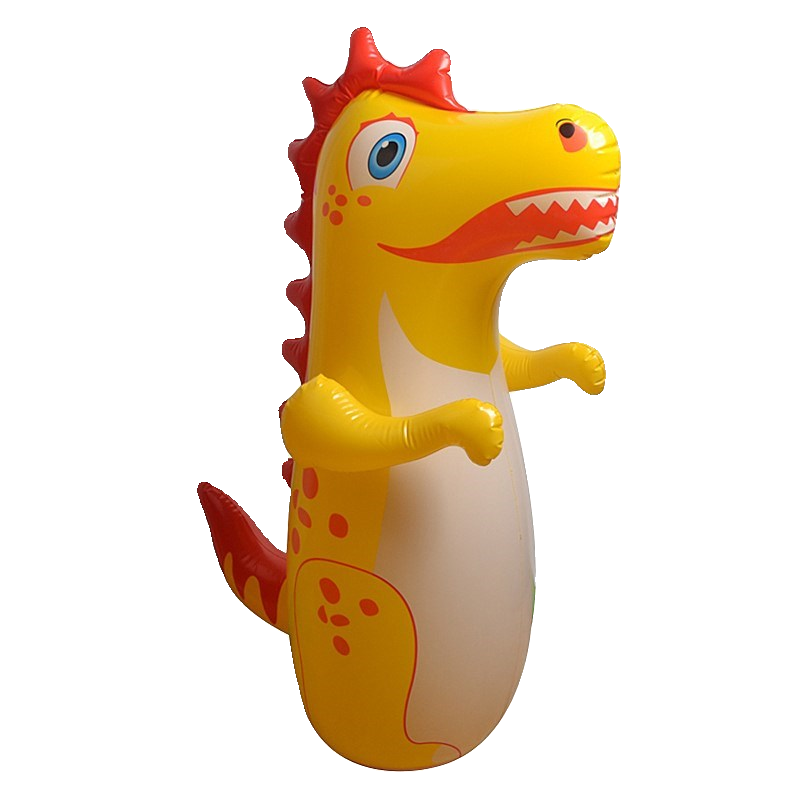 Inflatable tumbler Children toys, boys and girls boxing sandbags home dinosaur sandbag children puzzle card toys
