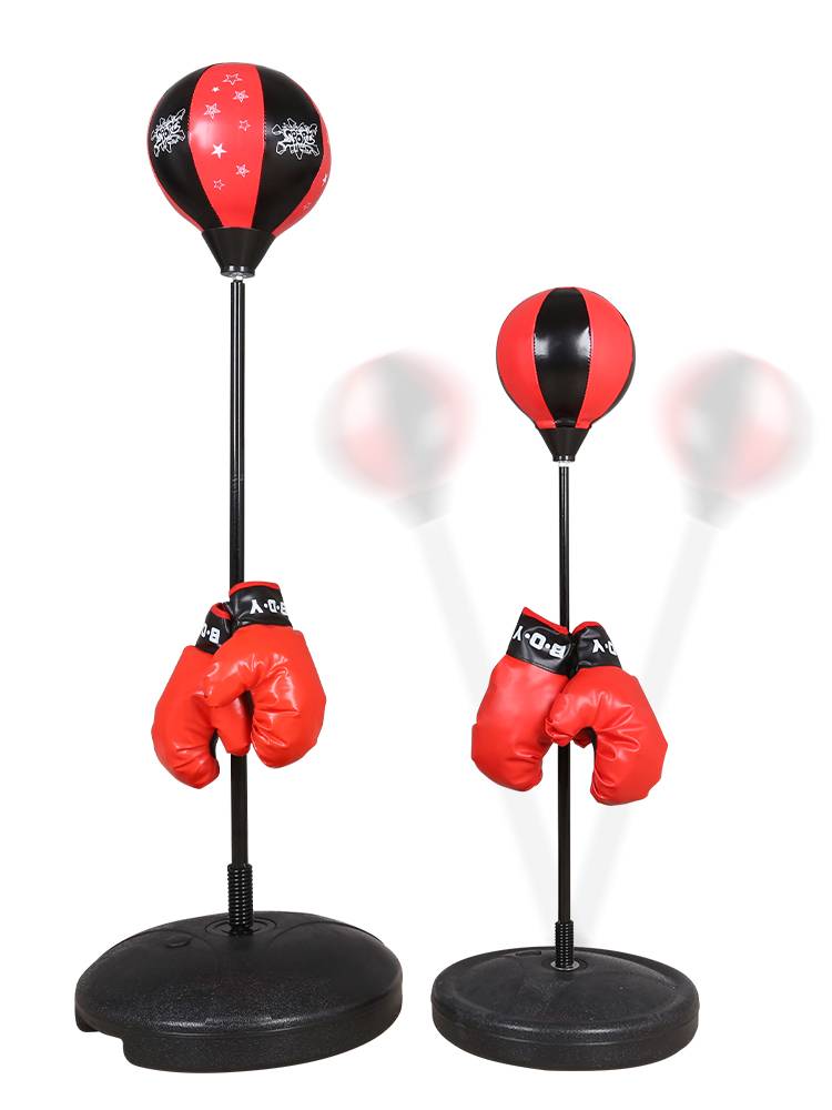 Children's boxing training equipment Student Disappear Sandbag Gloves Children's Household Reaction Speed ​​Ball Boy Boy Toys