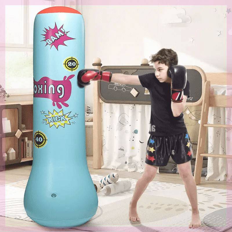 Fallheld boxing sand bag inflatable boxing pillar stand -up sandbag adult home use training equipment children's appliance children