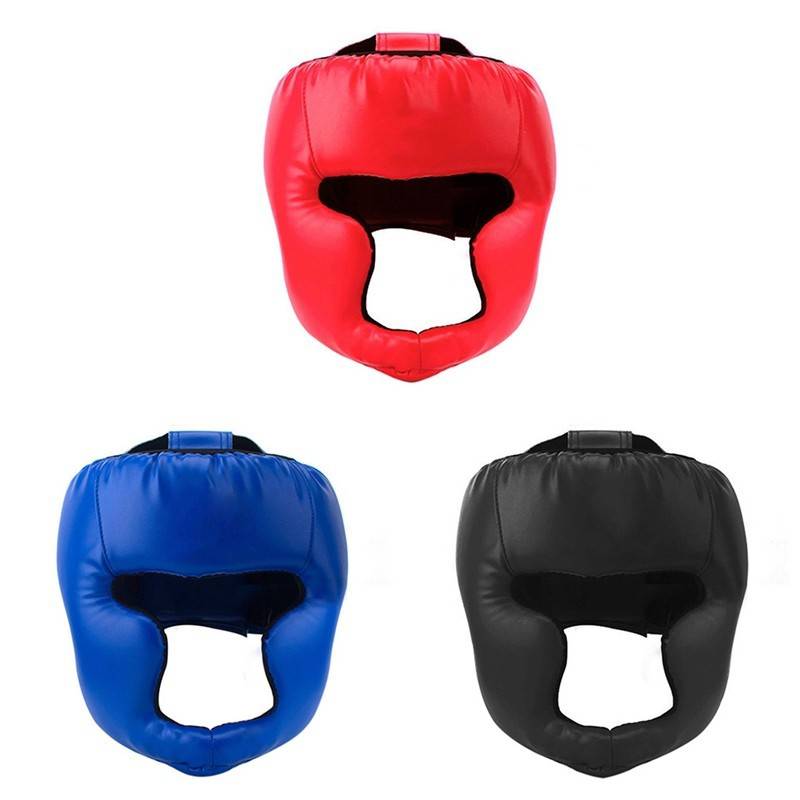 Sanda helmet protective children adult model training closed thickened fighting protective noodle boxing Muay Thai boxing guard