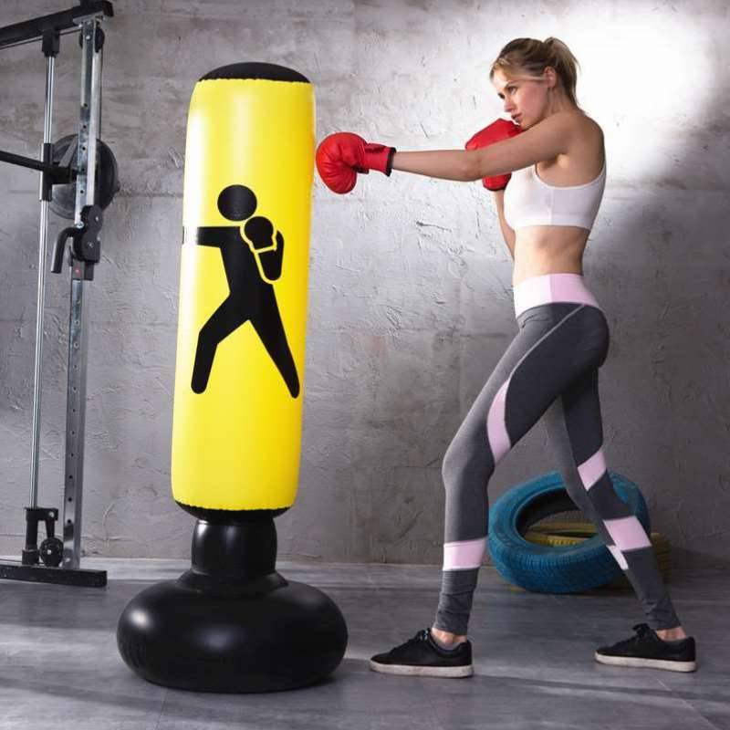 Do not fist and thicken inflatable children's inflatable boxing column Sanda Strike Strike Large toy manufacturers.
