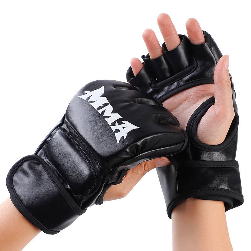 Boxing gloves semi -refers to MMA gloves UFC Sanda Sanda Thick Adult Gloves Sandbags Sandbag Fighting Fang