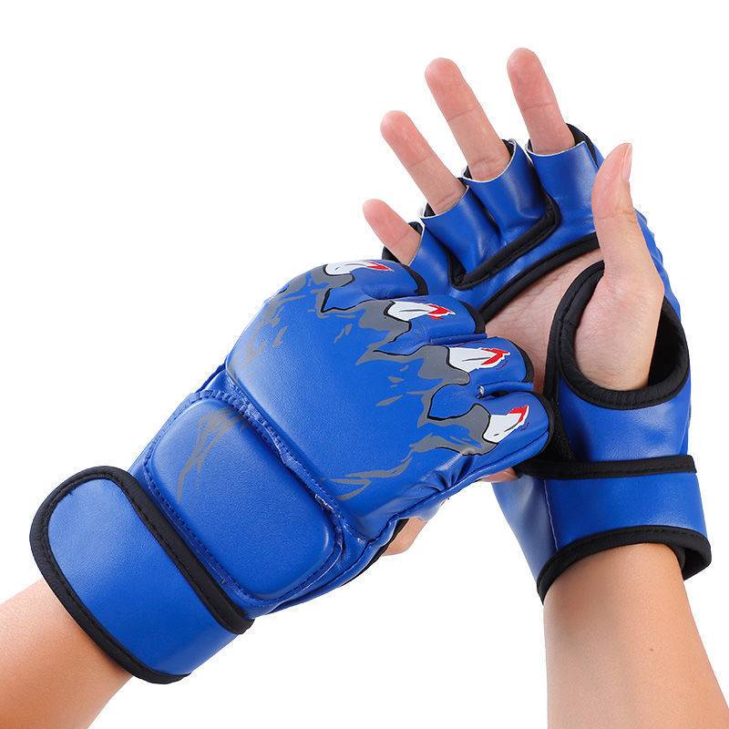 Boxing gloves semi -refers to MMA gloves UFC Sanda Sanda Thick Adult Gloves Sandbags Sandbag Fighting Fang