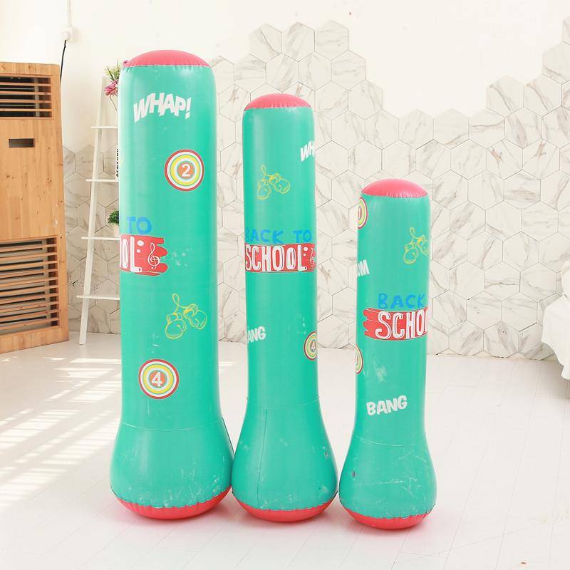 Children's adult inflatable boxing column thickened PVC downs fell toy fighting column inflatable fitness strike column
