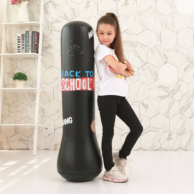 Fallheld children boxing column set Sand bag adult fitness vertical sandbag PVC thickened spot toy