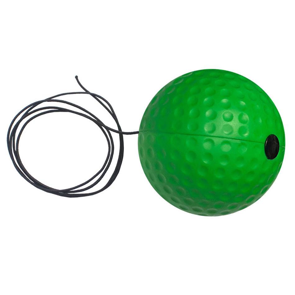 A single 40-gram green softball