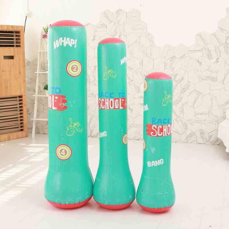 Children's adult inflatable boxing column thickened PVC downs fell toy fighting column inflatable fitness strike column
