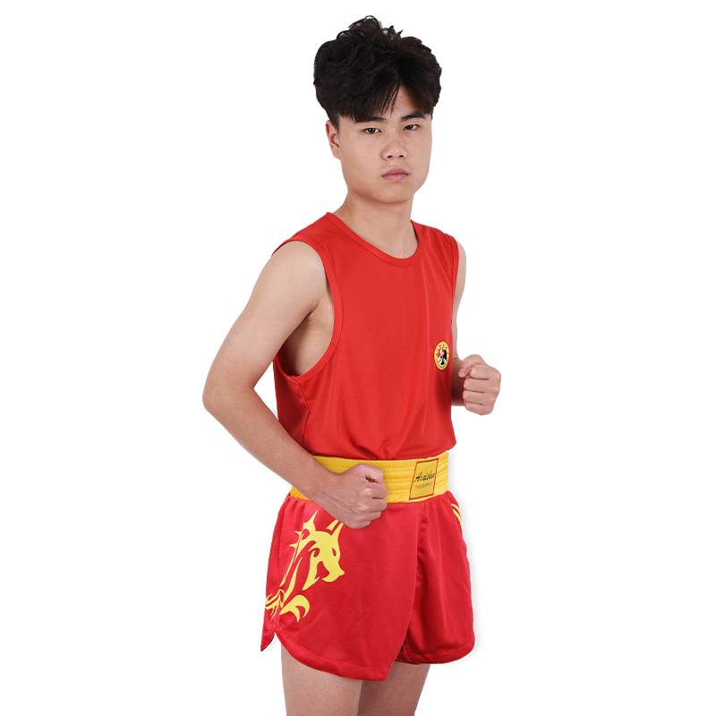 Sanda clothing training clothing boxing clothing female Sanda clothing Sanda pants, men's fighting Muay Thai short pants fighting clothing