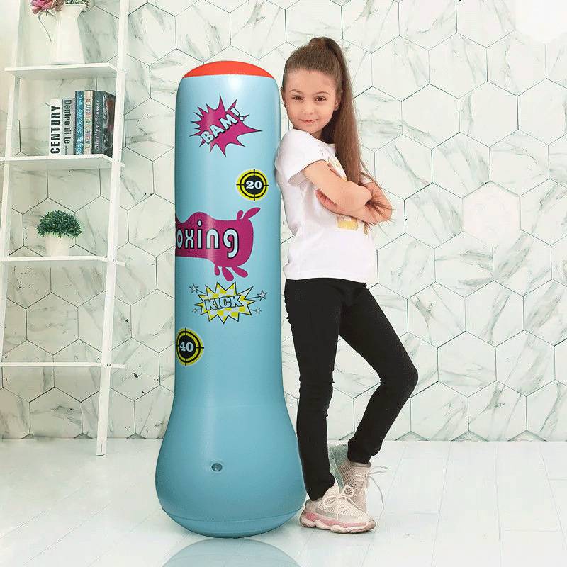 Fallheld boxing sand bag inflatable fitness boxing pillar stand -up sandbag adult home use training equipment children's appliances