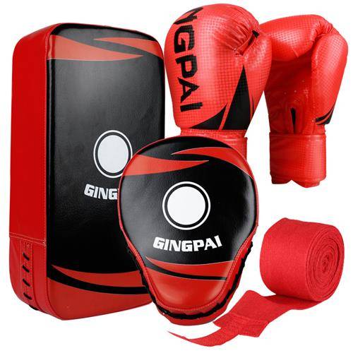 One pair of fists and one foot and one set of fists and a pair of hands
