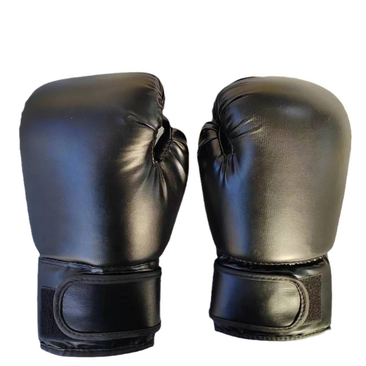 Quanhong Quan Black Ordinary Pure Color Music Boxing Boxing Gloves Gloves Taekwondo Martial Arts Muay Thai Murarus Fighting Children