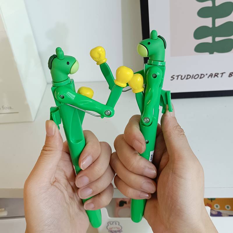 Two green horse pens