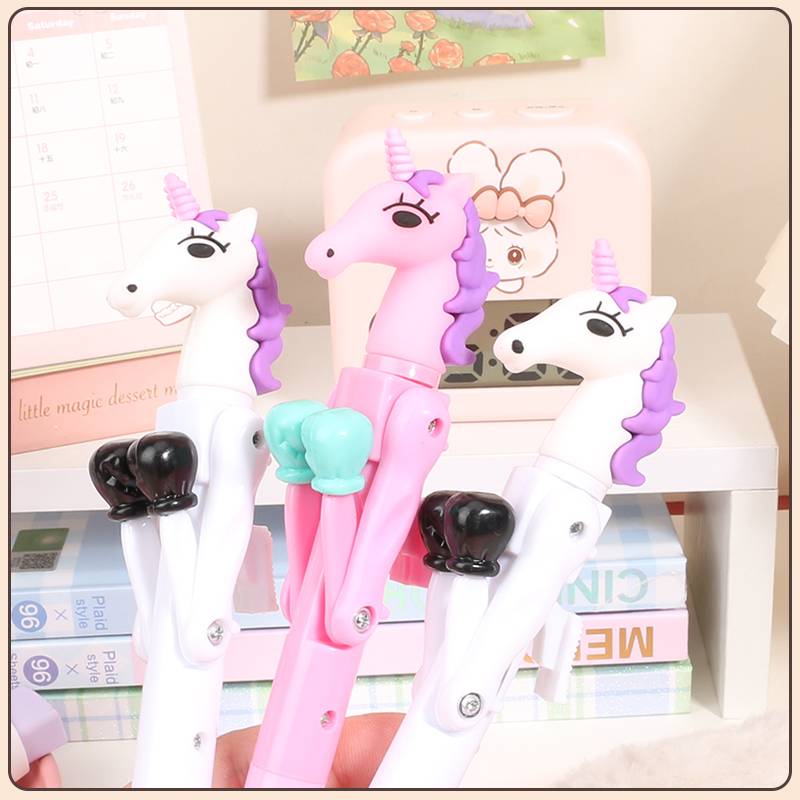 A unicorn boxing pen